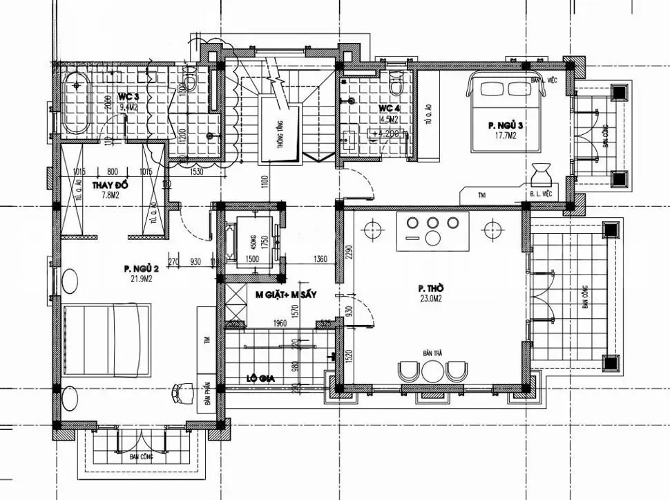 Ý tưởng và bản vẽ thiết kế nhà 2 tầng 7x11m được sử dụng nhiều nhất